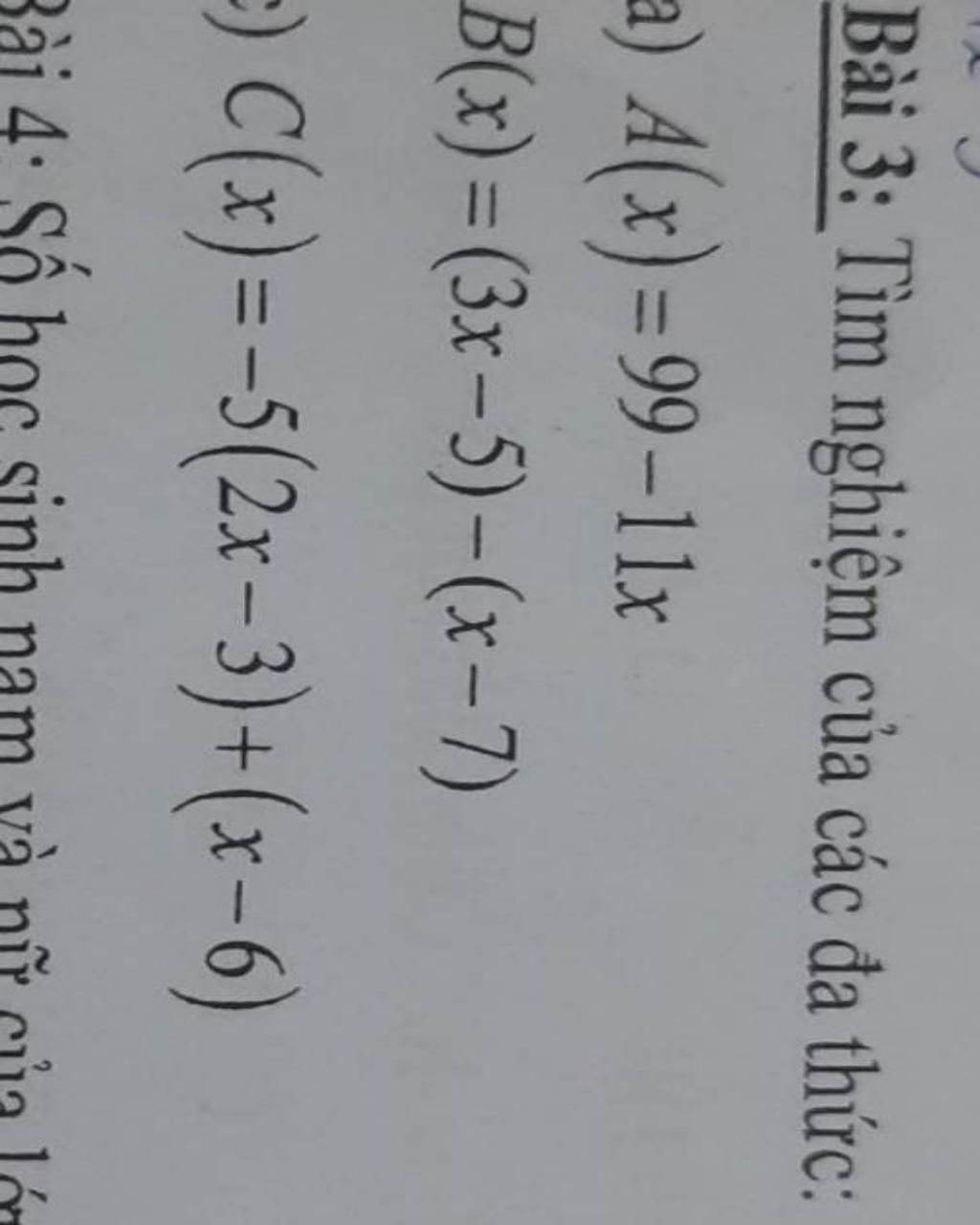 B i 3 T m Nghi m C a C c a Th c A A x 99 11x B x 3x 5 x 7 C b-i-3-t-m-nghi-m-c-a-c-c-a-th-c-a-a-x-99-11x-b-x-3x-5-x-7-c