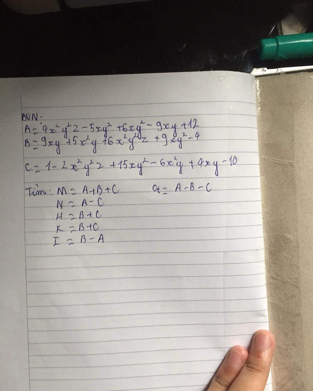 BUN L A 9x Y 2 5xy 6x4 9xy 12 B 9 X Y 5 X Y 6 X Y Z 9 bun-l-a-9x-y-2-5xy-6x4-9xy-12-b-9-x-y-5-x-y-6-x-y-z-9