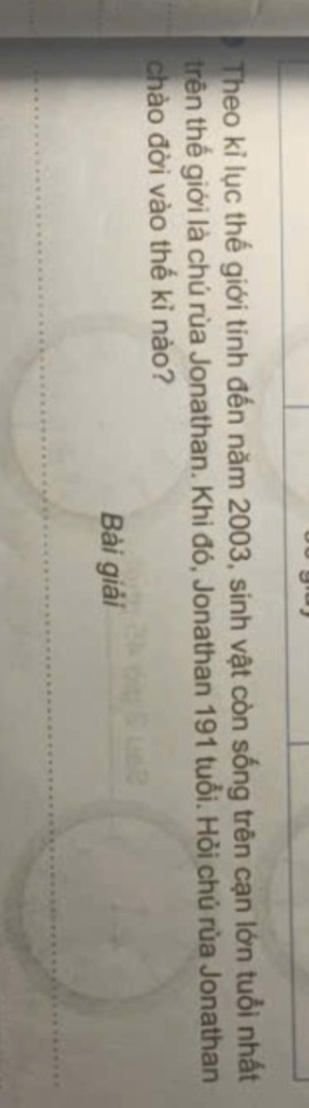 Theo kỉ lục thế giới tính đến năm 2003, sinh vật còn sống trên cạn lớn ...